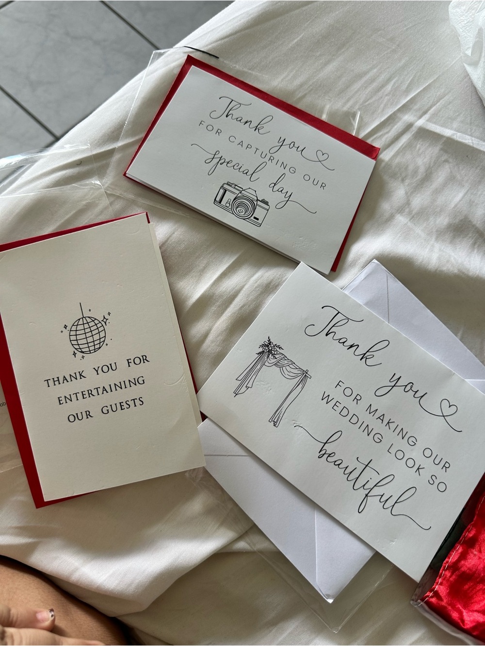 Thank You Cards for Wedding and Events